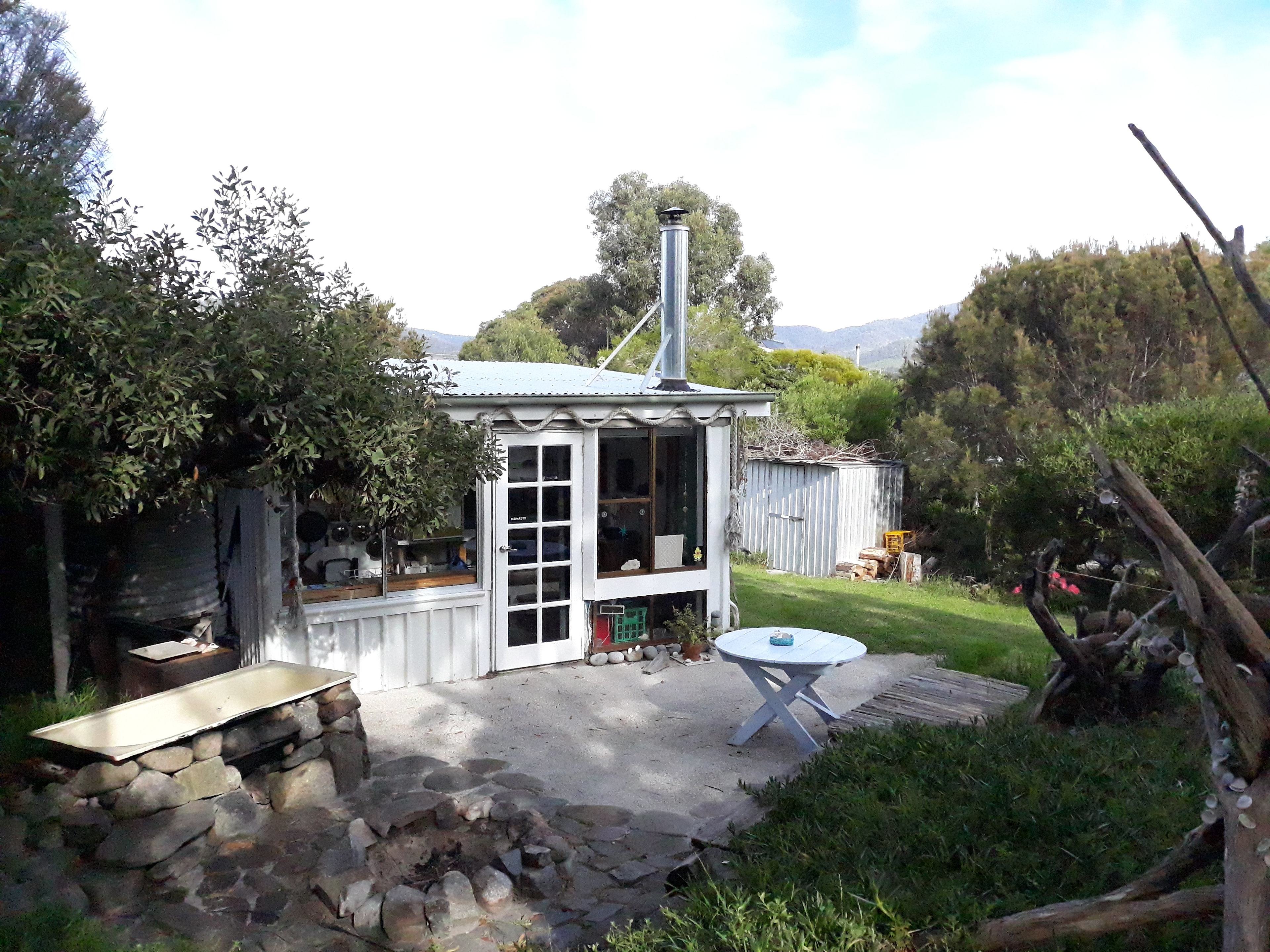 A tiny house in Falmouth, Tasmania