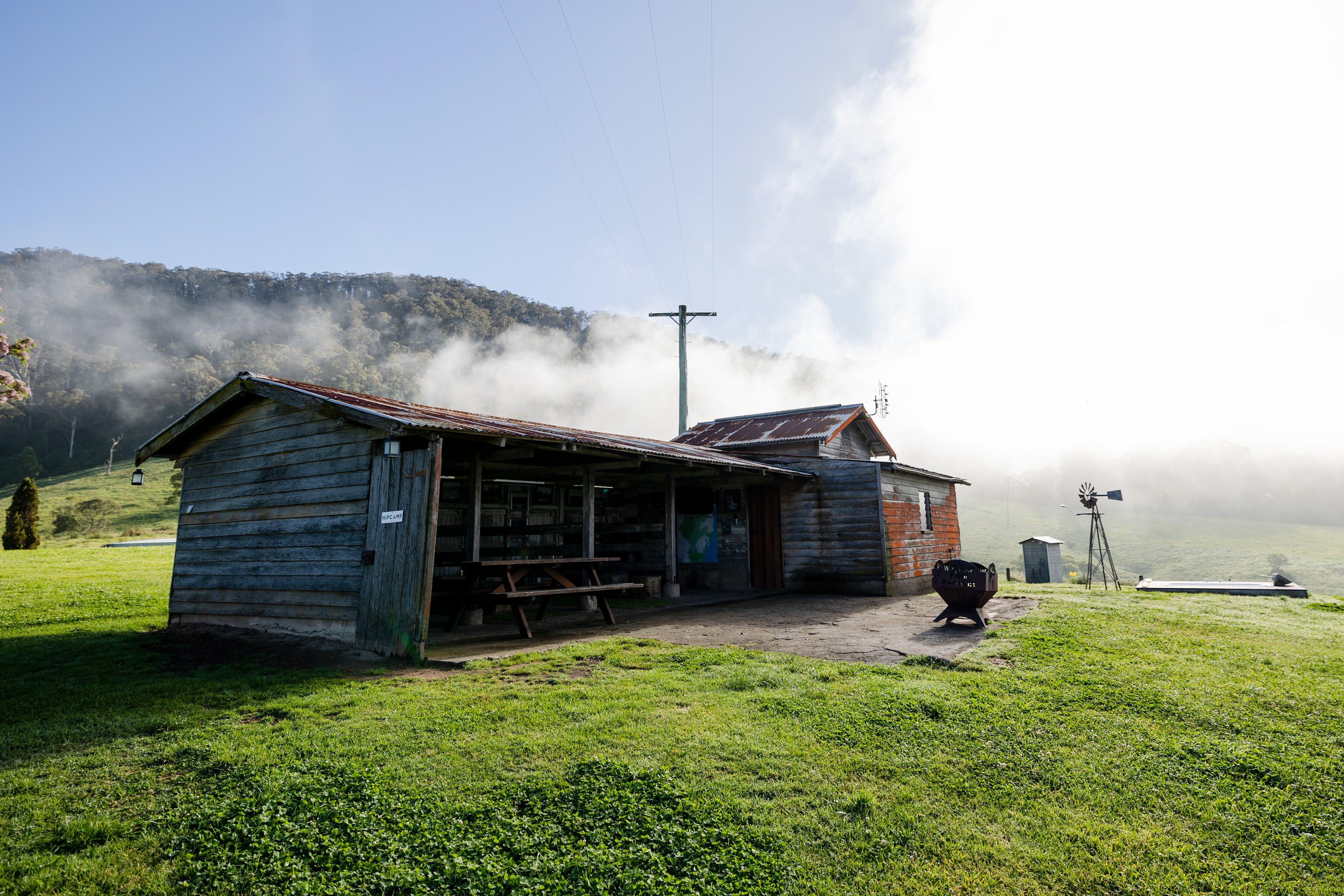 A working dairy in Greendale, New South Wales