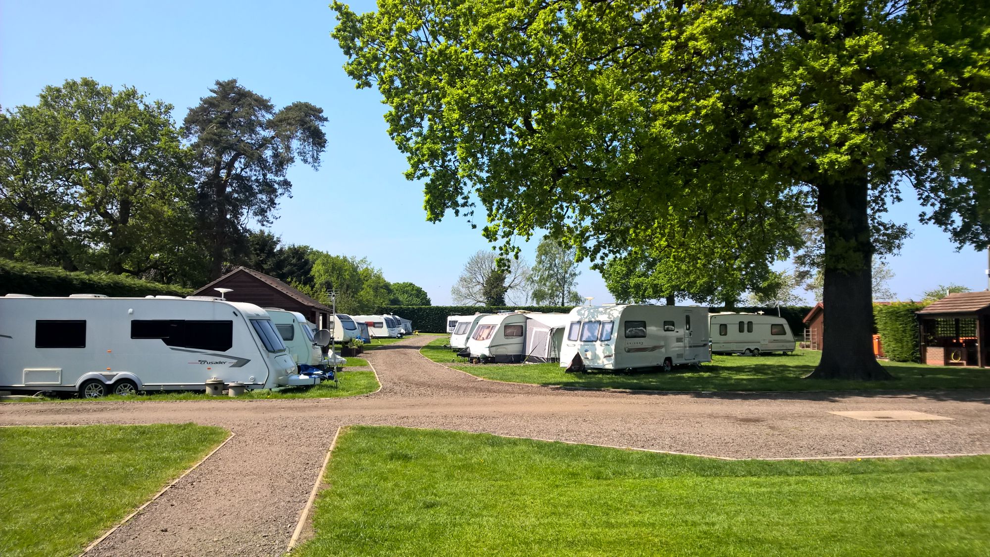 A caravan park near King's Lynn, Norfolk