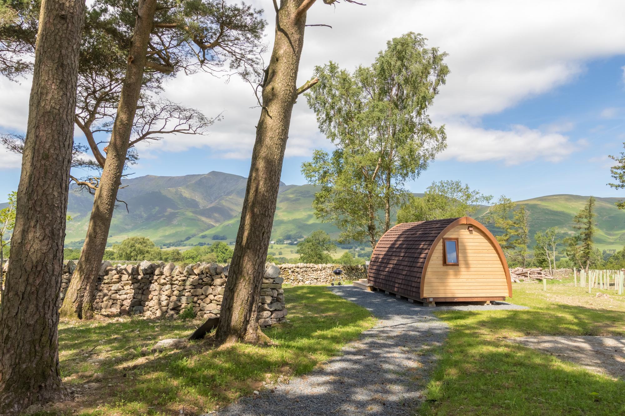 Luxury glamping near Troutbeck, Cumbria