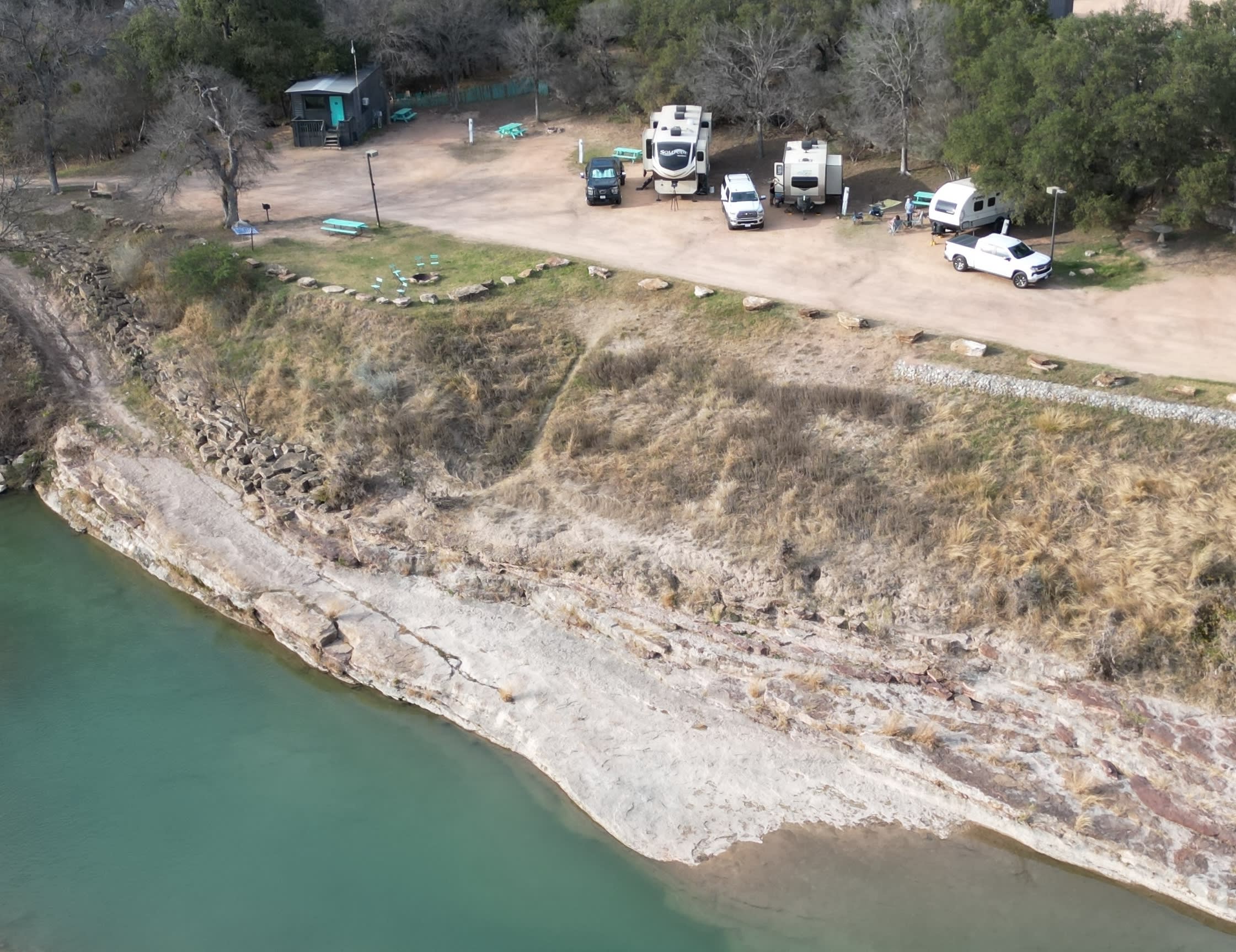 RV park in Junction, Texas.