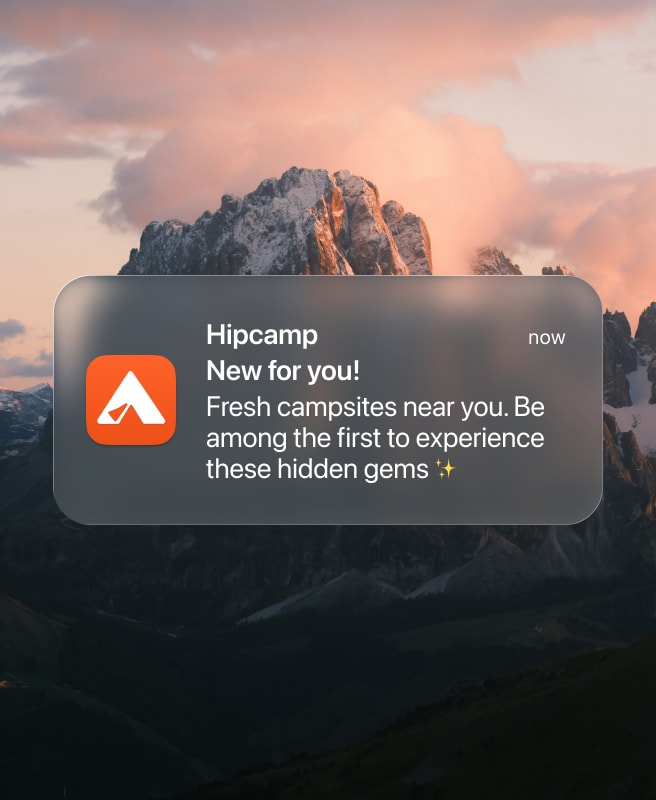 Pop up in notifications.