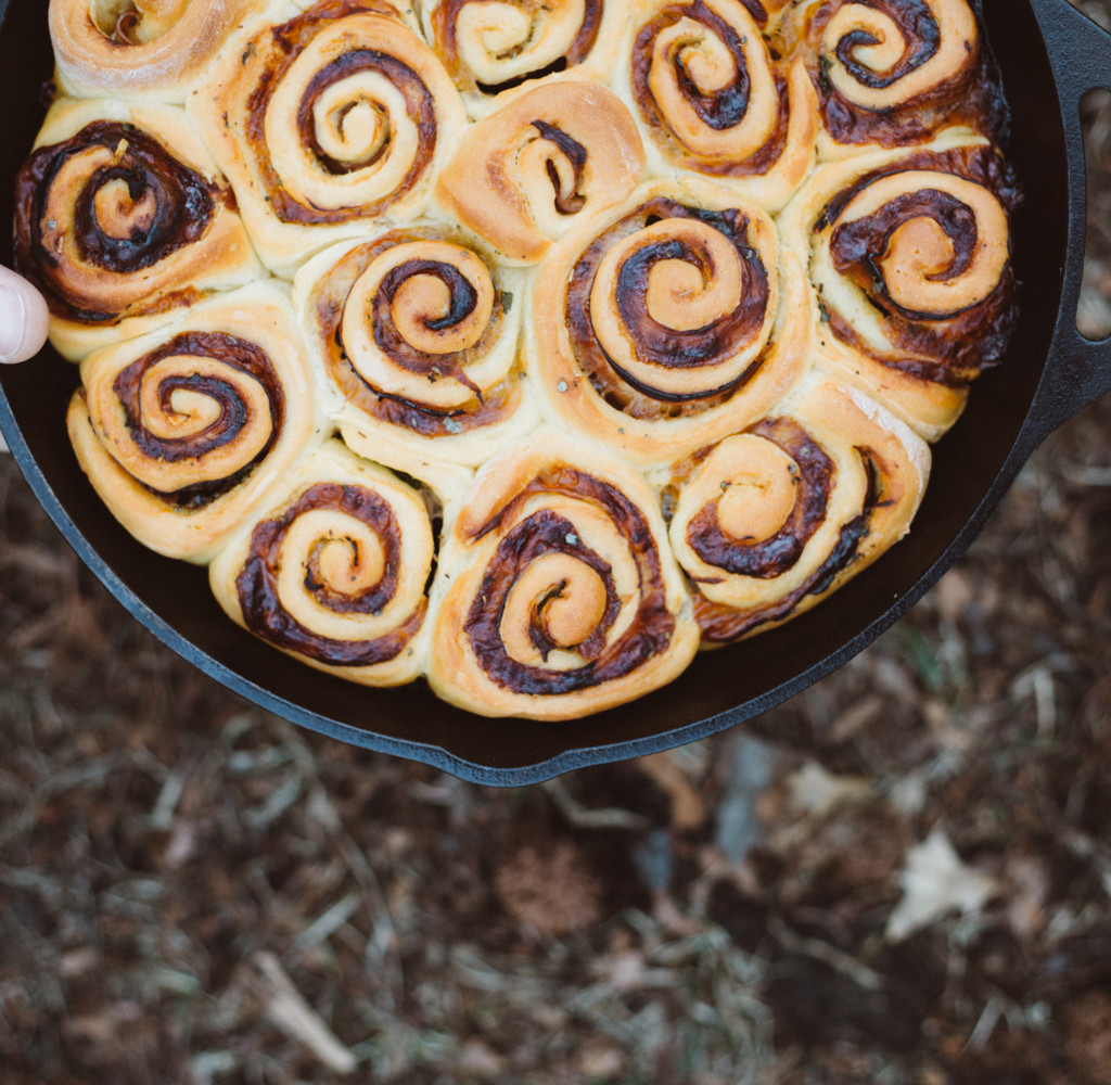 Prosciutto Gruyere and Honey Pinwheels