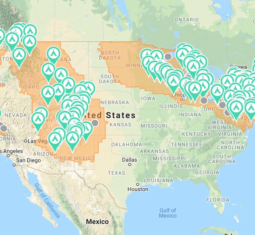 Hipcamp Launches 2018 Fall Foliage Camping Map & Filter
