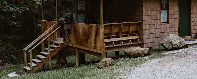 Secluded Big Rock Cabins For 2 Camping