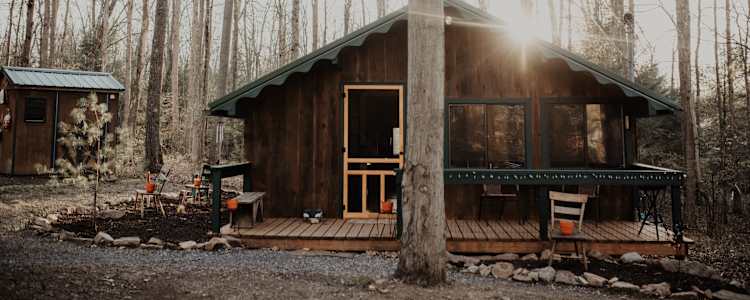Lumberjack Cabin Camping