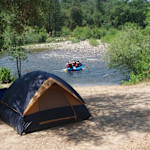 Hipcamp host Raft California A.