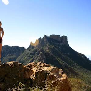 Lost Mine Trail near Chisos Basin Campground