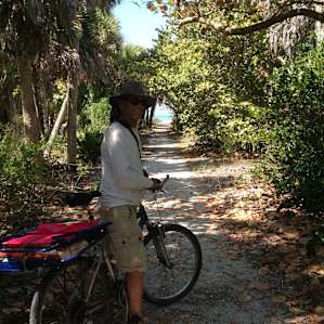 One of the unexpected surprises of this island are the bike trails. We brought our own bikes on the ferry for an additional fare of $10 each but it also possible to rent bikes on the island from the camp store.