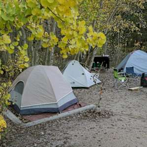 I really enjoyed this campground. There is a creek going right thru and the group sites are right on it. Also, I like the fact that the sites are quite secluded from one another and plenty spacious.