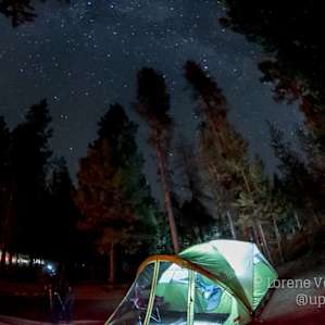 Camping under the stars