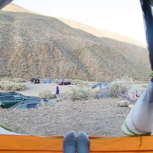 Slightly off the beaten path, this FREE campground was quiet and at least 15 degrees cooler than Furnace Creek.