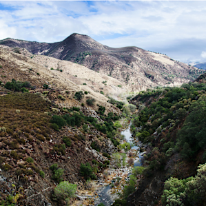 View from the trail at Arroyo Seco