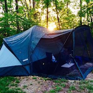 Some nice, large camping sites. We stayed in raccoon ridge, which is a smaller section of the campgrounds.