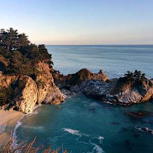 The iconic McWay cove. Campsite is just behind the trees up there. Amazing.