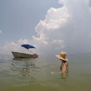 The Gulf around this area is gorgeous! Excellent place to go scalloping- though you'll want to get in right away when season starts, otherwise the grasses are pretty picked through.