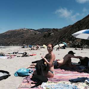 Walking distance to one of the most beautiful surf spots in Big Sur- Sand Dollar Beach, swoon!