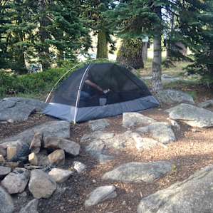 Nice flat spot for camping