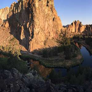 Morning view from my campsite.