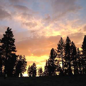 Sunset, Martis Creek Lake