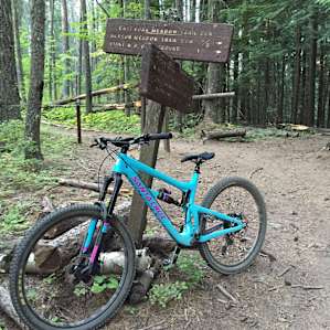 A the Three Tree Butte intersection, about 1-mile from camp.