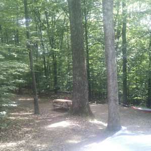 Hardin Ridge has some nice large wooded sites