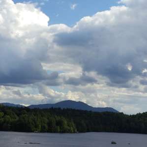 Ampersand Mountain from campsite