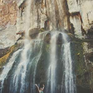 Highly recommend maneuvering your way to the base of the falls and having a little shower!