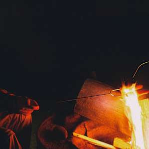 Nothing beats hotdogs over a fire