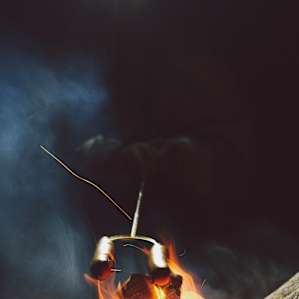 Nothing beats hotdogs over a fire