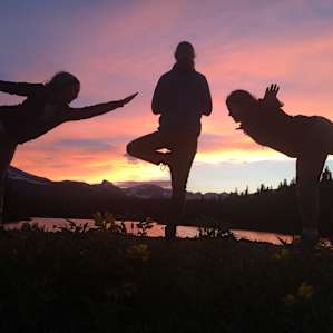 Beaver Reservoir Yoga.