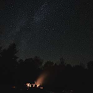 The stars were absolutely beautiful both nights I was up there.