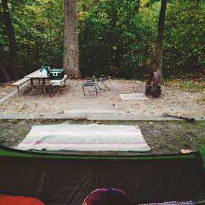 Campsite at Elk Neck State Park