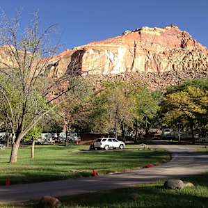 Campground at Fruita in early Sept.