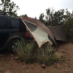 that's how car camping meets rainy weather