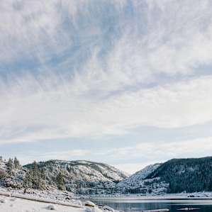 The dock in winter