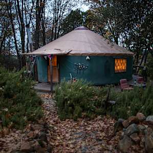 forest yurt lodging
