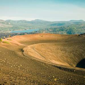 View from the top of Cinder Cone.