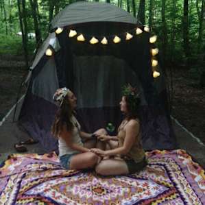 Aspen Road, Site 6 was wonderful. It was at the end of a cul-de-sac, so we had plenty of privacy and space. Perfect for team meditation!