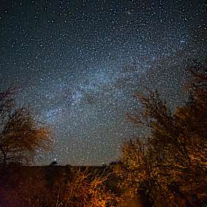 View of the Milky Way from our campsite