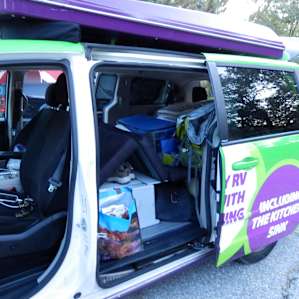 ..too cold for us to tent camp, so this little camper did us just fine
