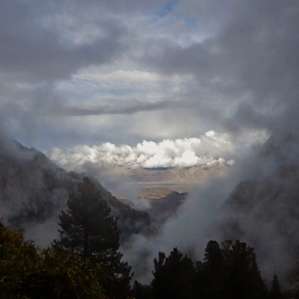 ...see that?..that's the valley, way, way down there..the flat lands!