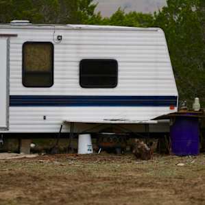 Private camper on the property.