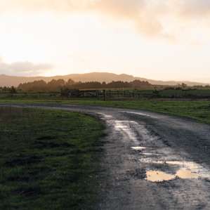 Sun creeping up over the hills