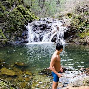 Yes, the water is cold AND totally worth it.