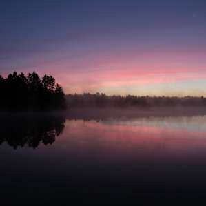 Pristine fall sunrise