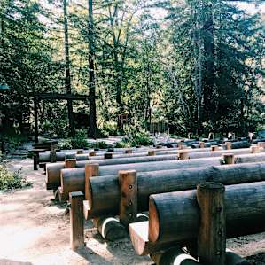 The beautiful campfire centre, built in the 30's.