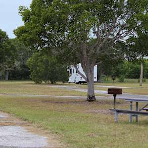 Typical camp site in Flamingo.