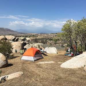 Our 3-tent camp set up