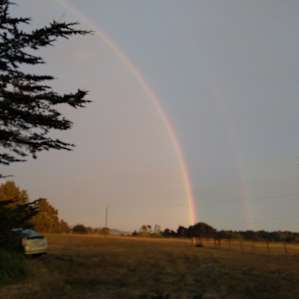Glorious double rainbow!